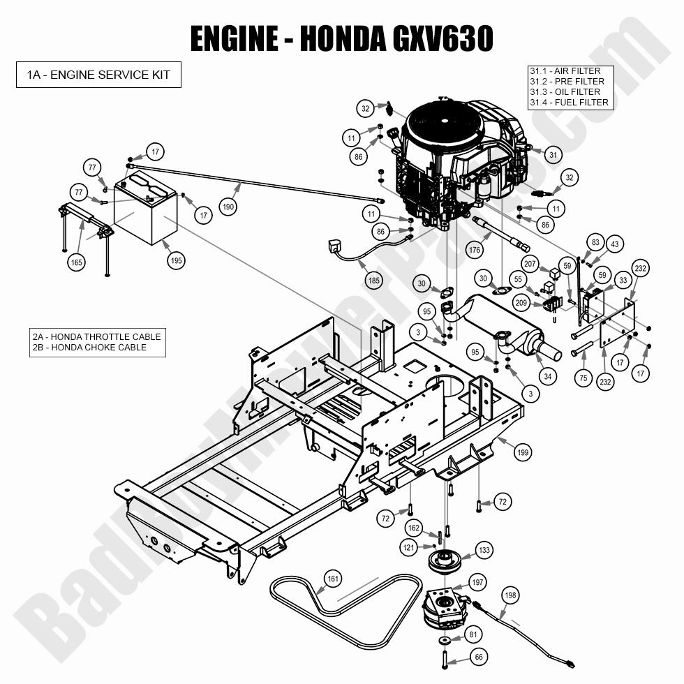 2021 Maverick - Engine - Honda GXV630